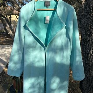 The Limited..  Light Blue Open Cardigan